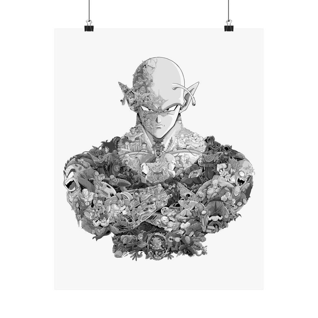 PICCOLO BLACK & WHITE POSTER PICCOLO BLACK & WHITE POSTER