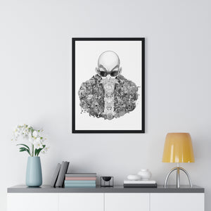 MASTER ROSHI BLACK & WHITE FRAMED POSTER MASTER ROSHI BLACK & WHITE FRAMED POSTER