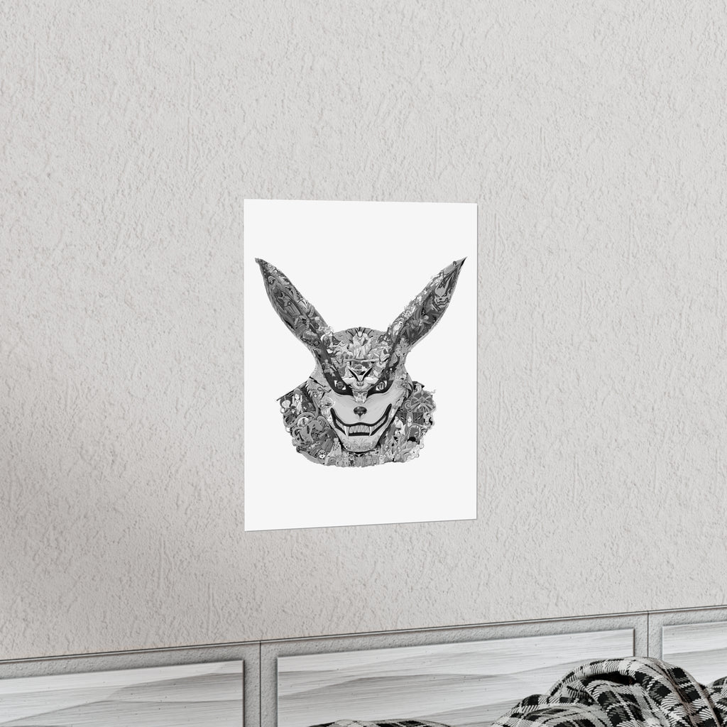 KURAMA BLACK & WHITE POSTER KURAMA BLACK & WHITE POSTER