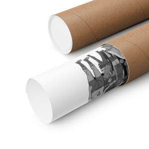 HINATA BLACK & WHITE POSTER HINATA BLACK & WHITE POSTER