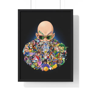 MASTER ROSHI COLOR FRAMED POSTER MASTER ROSHI COLOR FRAMED POSTER
