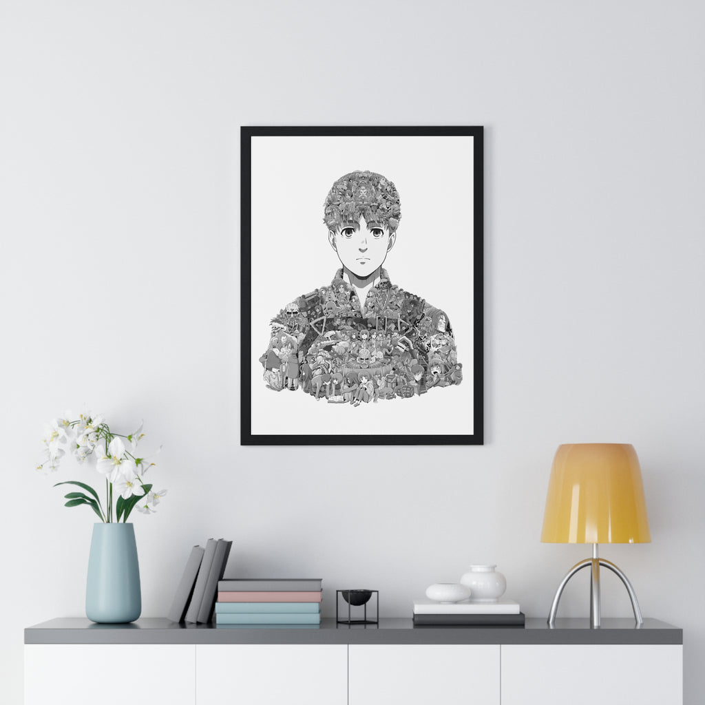 ARMIN BLACK & WHITE FRAMED POSTER ARMIN BLACK & WHITE FRAMED POSTER