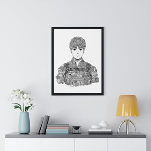 ARMIN BLACK & WHITE FRAMED POSTER ARMIN BLACK & WHITE FRAMED POSTER