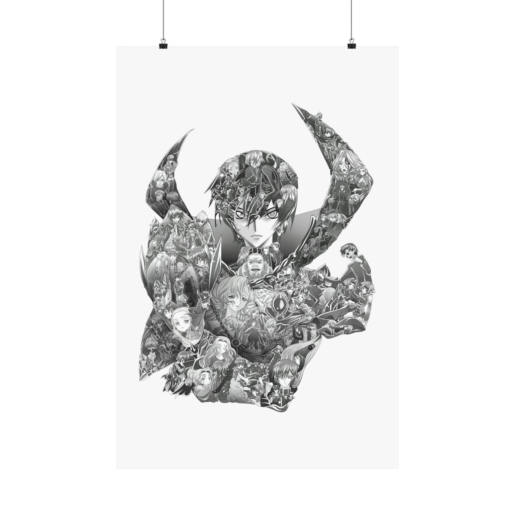 LELOUCH BLACK & WHITE POSTER LELOUCH BLACK & WHITE POSTER