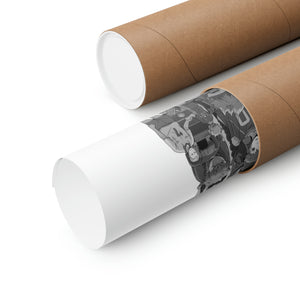 HINATA BLACK & WHITE POSTER HINATA BLACK & WHITE POSTER