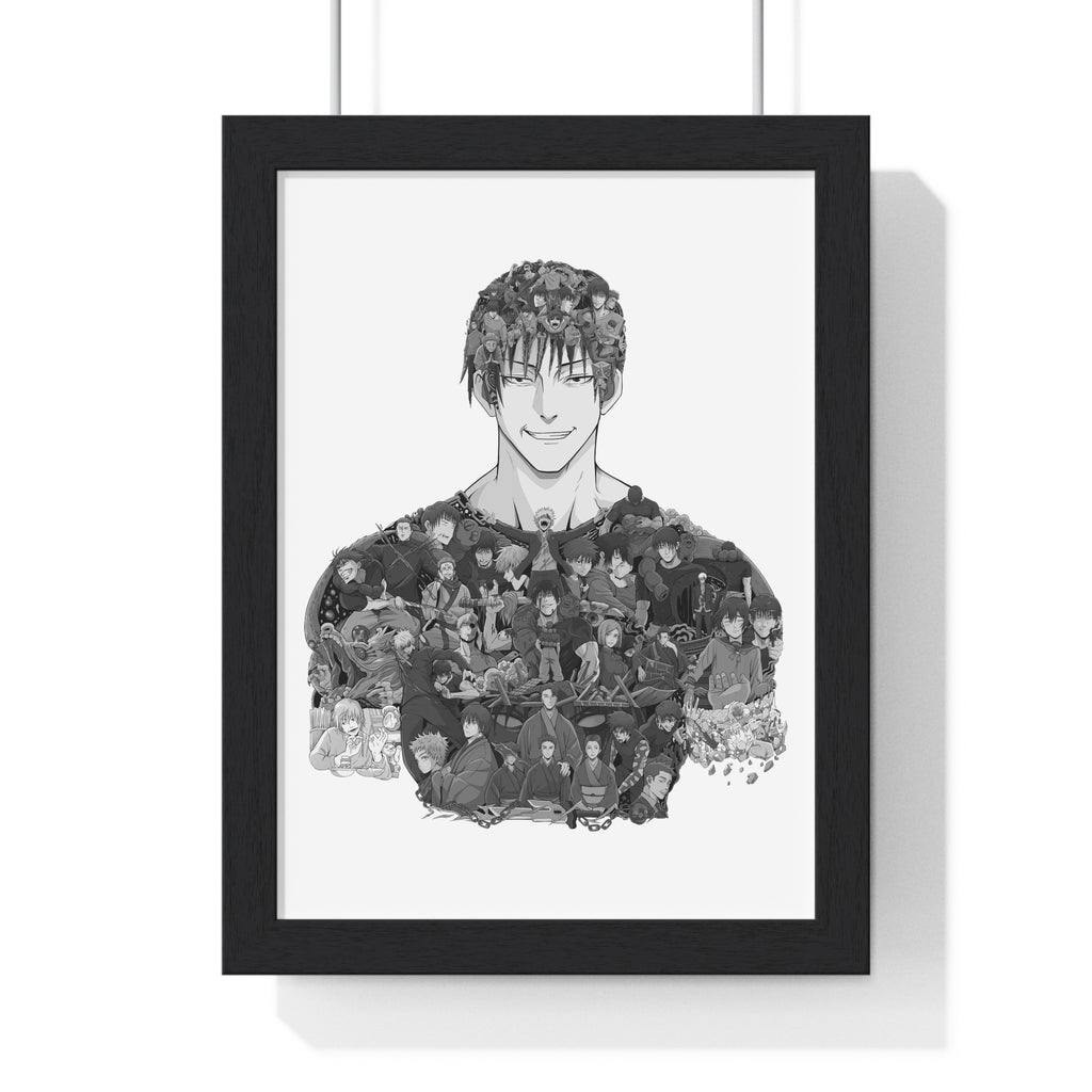 TOJI BLACK & WHITE FRAMED POSTER TOJI BLACK & WHITE FRAMED POSTER