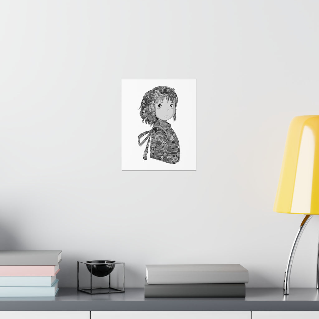 CHIHIRO BLACK & WHITE POSTER CHIHIRO BLACK & WHITE POSTER
