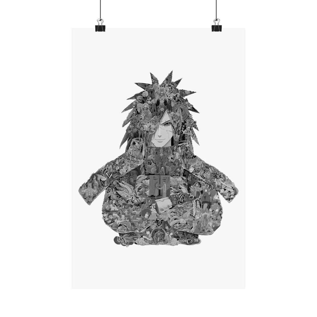 MADARA BLACK & WHITE POSTER MADARA BLACK & WHITE POSTER