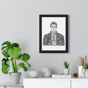 ERWIN BLACK & WHITE FRAMED POSTER ERWIN BLACK & WHITE FRAMED POSTER