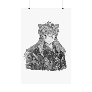INUYASHA BLACK & WHITE POSTER INUYASHA BLACK & WHITE POSTER