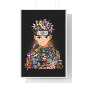KID NARUTO COLOR FRAMED POSTER KID NARUTO COLOR FRAMED POSTER