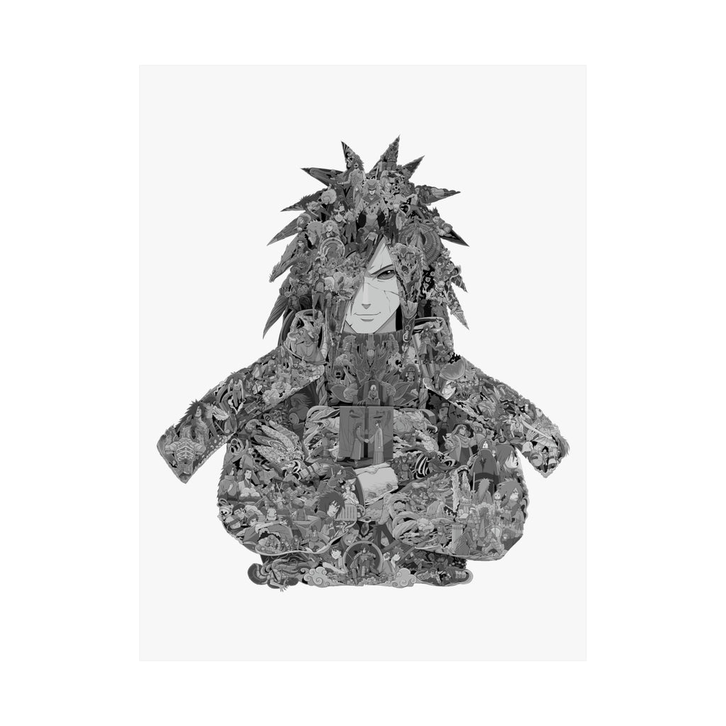 MADARA BLACK & WHITE POSTER MADARA BLACK & WHITE POSTER