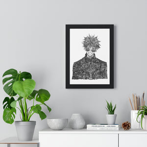 GOJO BLACK & WHITE FRAMED POSTER GOJO BLACK & WHITE FRAMED POSTER