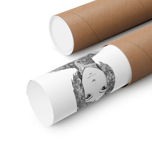 SAKURA BLACK & WHITE POSTER SAKURA BLACK & WHITE POSTER