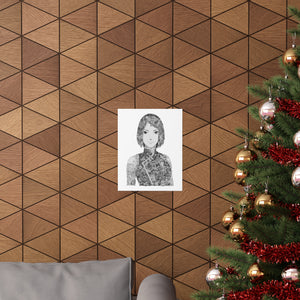 SAKURA BLACK & WHITE POSTER SAKURA BLACK & WHITE POSTER