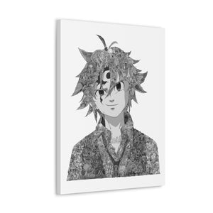 MELIODAS BLACK & WHITE CANVAS MELIODAS BLACK & WHITE CANVAS