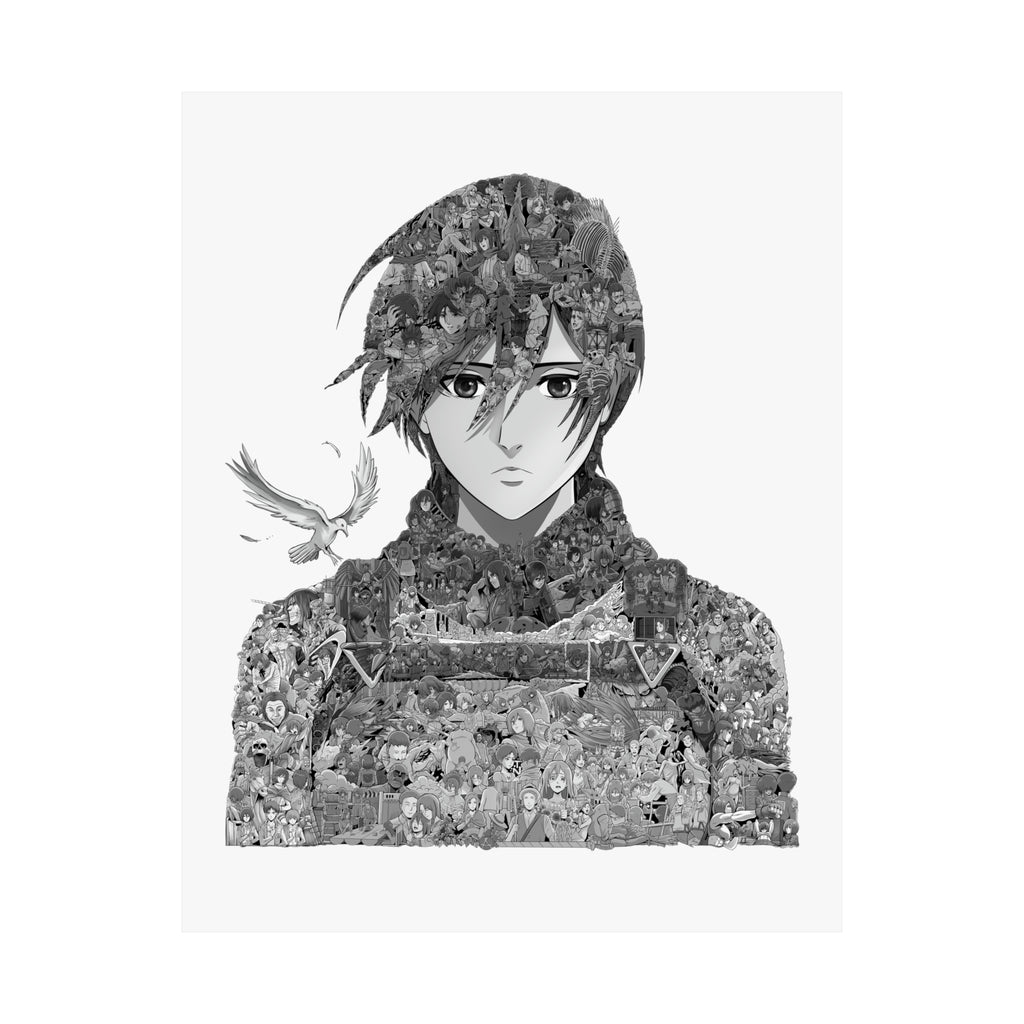 MIKASA BLACK & WHITE POSTER MIKASA BLACK & WHITE POSTER