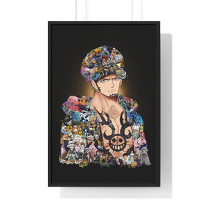 TRAFALGAR LAW COLOR FRAMED POSTER TRAFALGAR LAW COLOR FRAMED POSTER