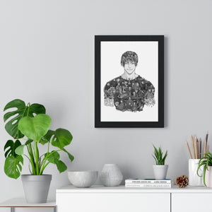 TOJI BLACK & WHITE FRAMED POSTER TOJI BLACK & WHITE FRAMED POSTER