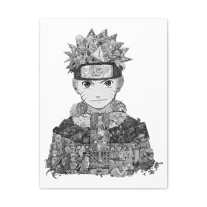 KID NARUTO BLACK & WHITE CANVAS KID NARUTO BLACK & WHITE CANVAS
