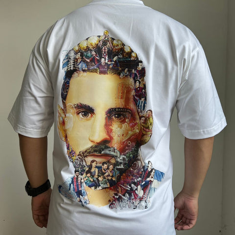 MESSI COLOR T-SHIRT (Art on back - Ship from Viet Nam) MESSI COLOR T-SHIRT (Art on back - Ship from Viet Nam)