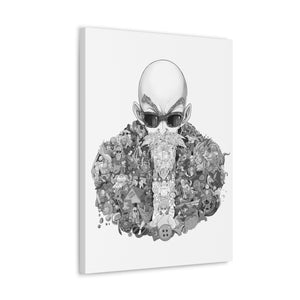 MASTER ROSHI BLACK & WHITE CANVAS MASTER ROSHI BLACK & WHITE CANVAS
