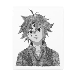 MELIODAS BLACK & WHITE CANVAS MELIODAS BLACK & WHITE CANVAS