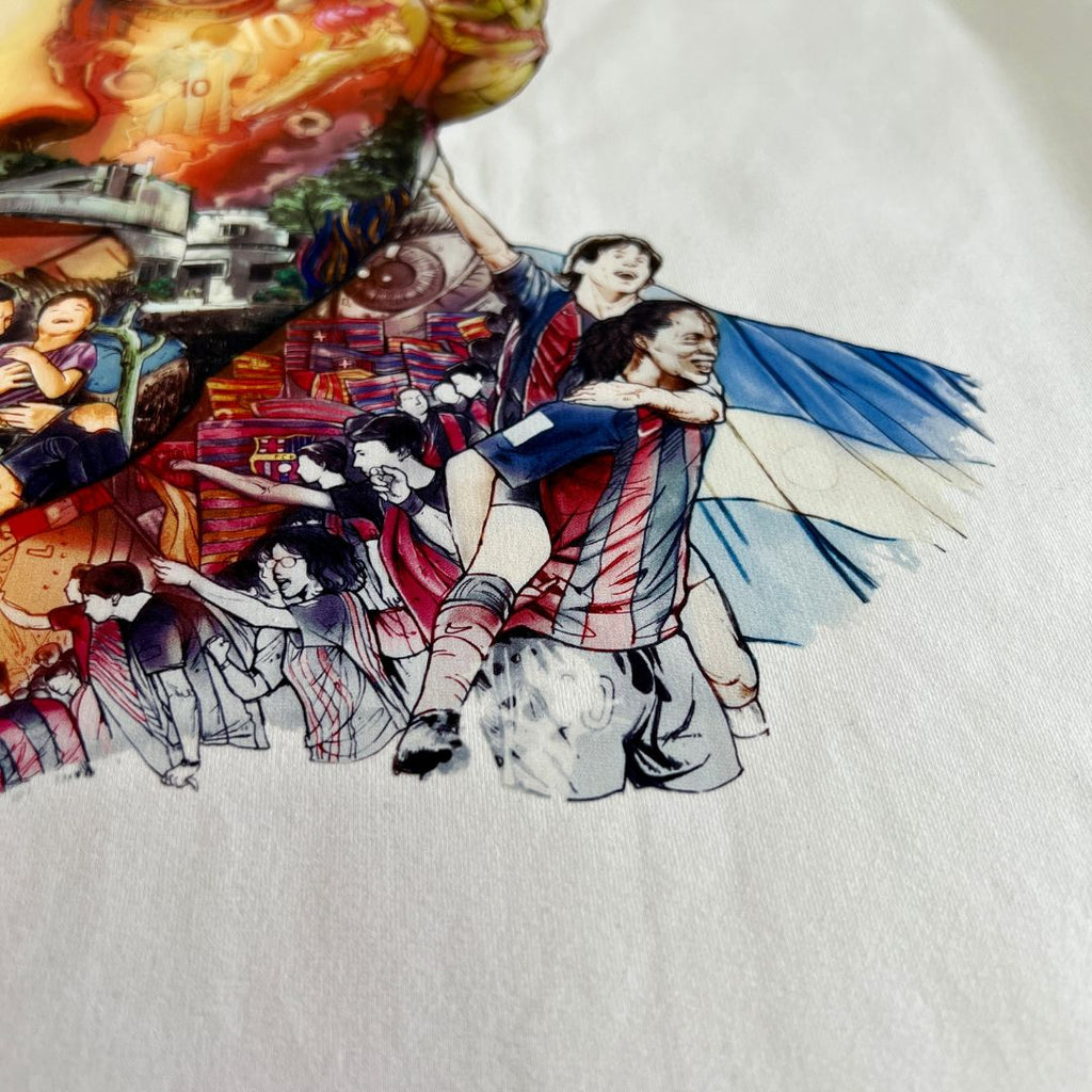MESSI COLOR T-SHIRT (Art on back - Ship from Viet Nam) MESSI COLOR T-SHIRT (Art on back - Ship from Viet Nam)