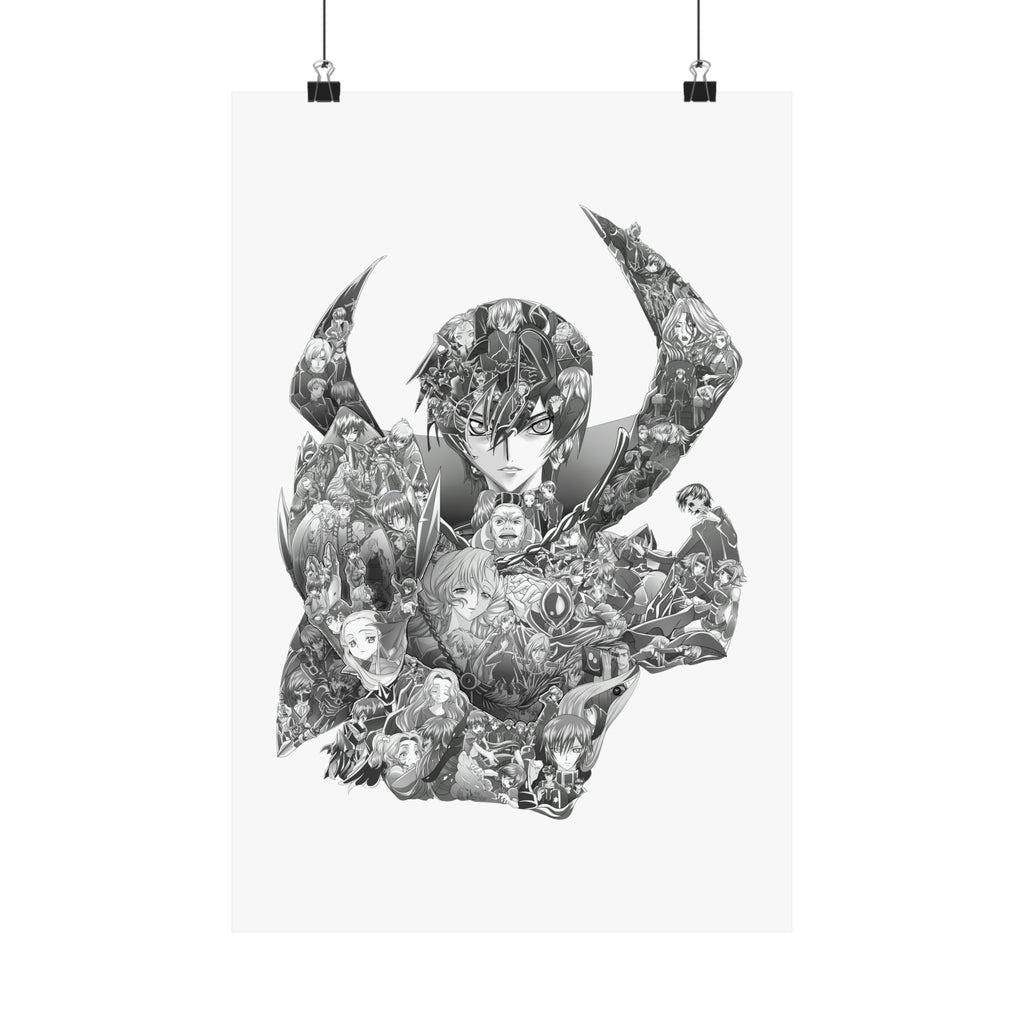 LELOUCH BLACK & WHITE POSTER LELOUCH BLACK & WHITE POSTER