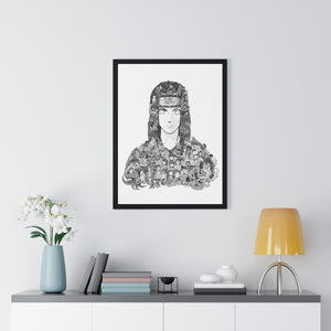 NEJI BLACK & WHITE FRAMED POSTER NEJI BLACK & WHITE FRAMED POSTER
