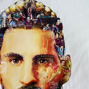 MESSI COLOR T-SHIRT (Art on back - Ship from Viet Nam) MESSI COLOR T-SHIRT (Art on back - Ship from Viet Nam)