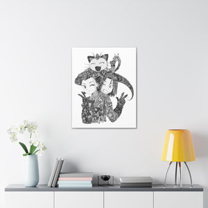 TEAM ROCKET BLACK & WHITE CANVAS TEAM ROCKET BLACK & WHITE CANVAS