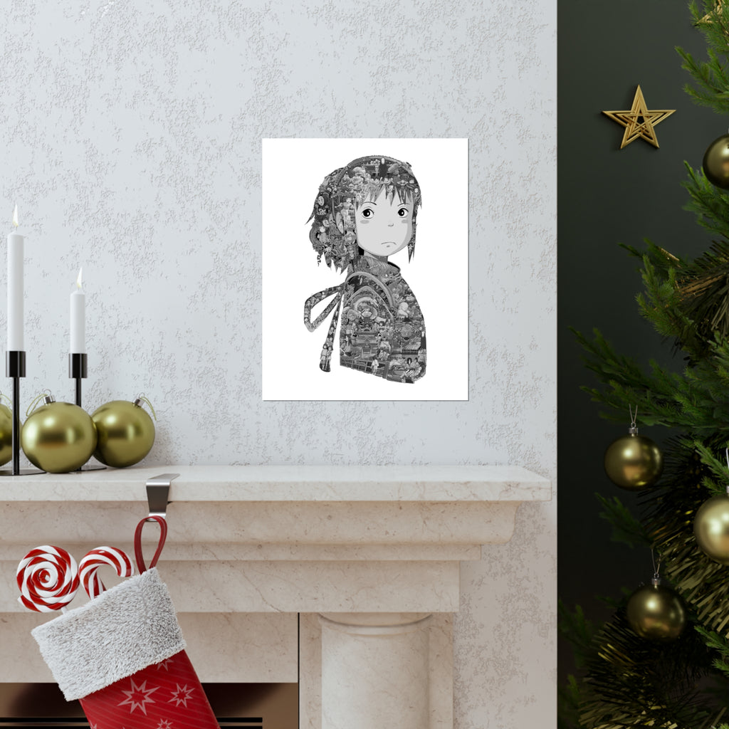 CHIHIRO BLACK & WHITE POSTER CHIHIRO BLACK & WHITE POSTER