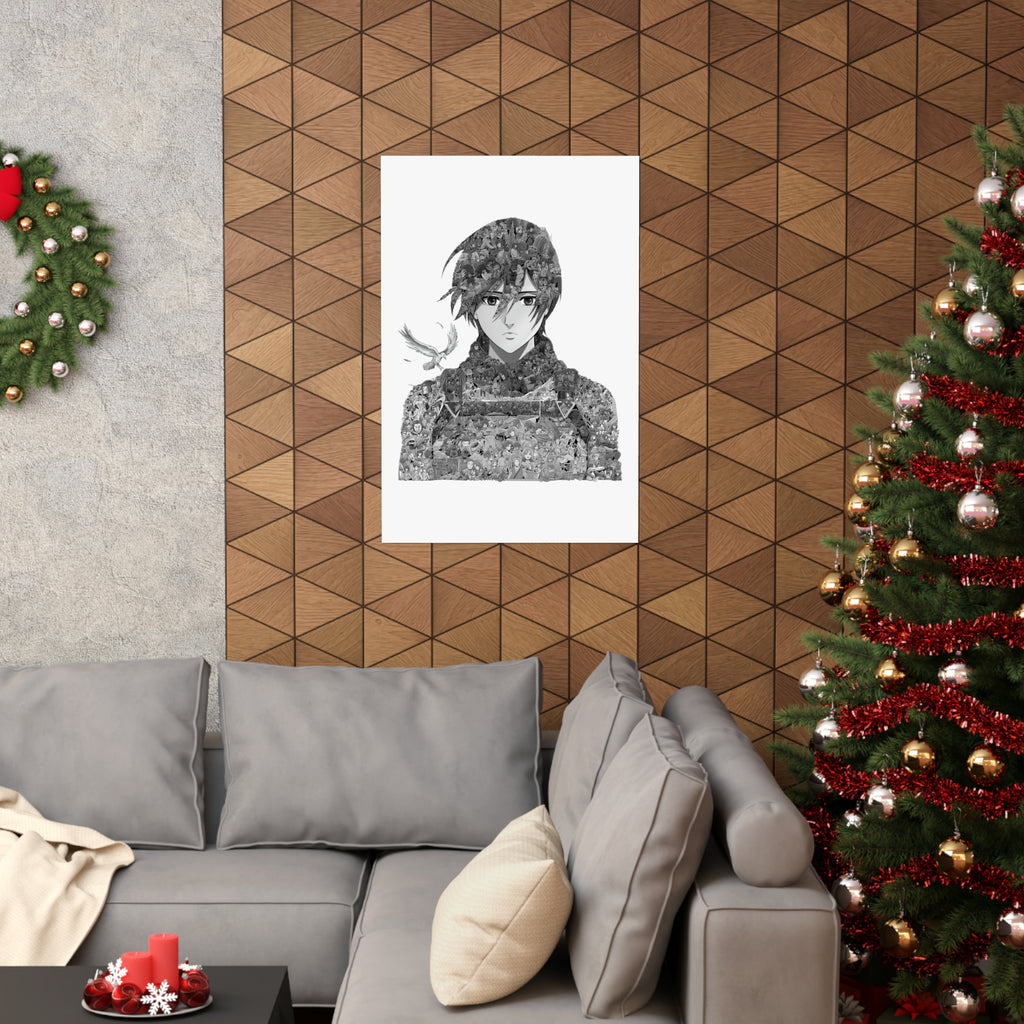 MIKASA BLACK & WHITE POSTER MIKASA BLACK & WHITE POSTER