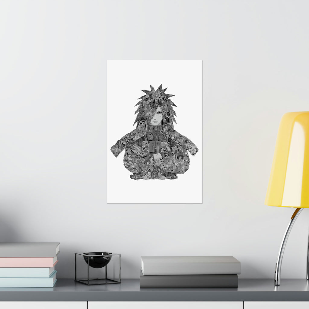 MADARA BLACK & WHITE POSTER MADARA BLACK & WHITE POSTER