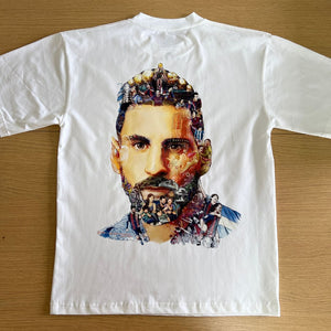 MESSI COLOR T-SHIRT (Art on back - Ship from Viet Nam) MESSI COLOR T-SHIRT (Art on back - Ship from Viet Nam)