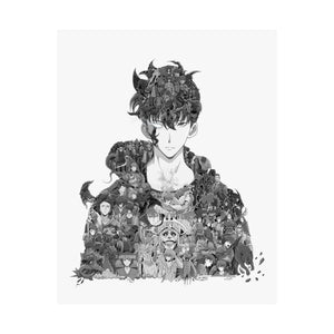 SUNG JINWOO BLACK & WHITE POSTER SUNG JINWOO BLACK & WHITE POSTER