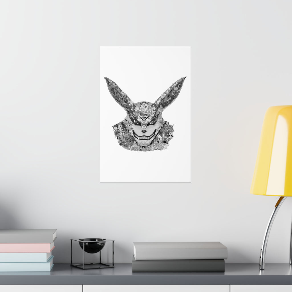 KURAMA BLACK & WHITE POSTER KURAMA BLACK & WHITE POSTER