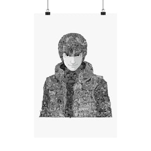 MIGHT GUY BLACK & WHITE POSTER MIGHT GUY BLACK & WHITE POSTER