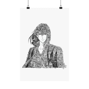 HOWL BLACK & WHITE POSTER HOWL BLACK & WHITE POSTER