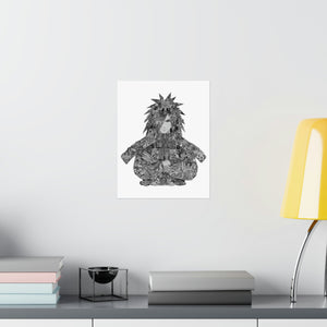 MADARA BLACK & WHITE POSTER MADARA BLACK & WHITE POSTER