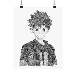 HINATA BLACK & WHITE POSTER HINATA BLACK & WHITE POSTER