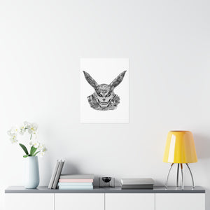 KURAMA BLACK & WHITE POSTER KURAMA BLACK & WHITE POSTER