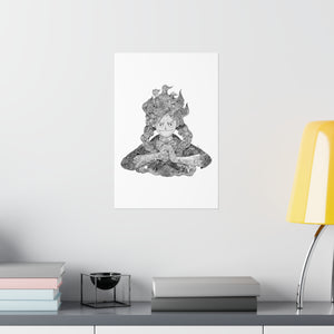 LUFFY GEAR 5 BLACK & WHITE POSTER LUFFY GEAR 5 BLACK & WHITE POSTER