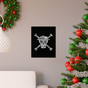 MUGIWARA JOLLY ROGER BLACK & WHITE POSTER MUGIWARA JOLLY ROGER BLACK & WHITE POSTER