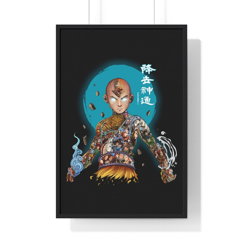 AANG COLOR FRAMED POSTER AANG COLOR FRAMED POSTER