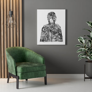 SASUKE BLACK & WHITE CANVAS SASUKE BLACK & WHITE CANVAS