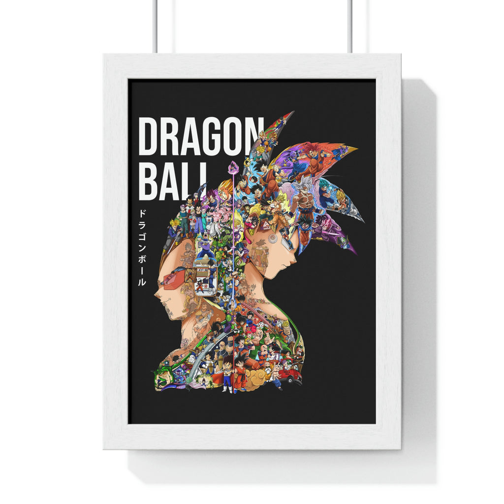 GOKU VEGETA COLOR FRAMED POSTER GOKU VEGETA COLOR FRAMED POSTER
