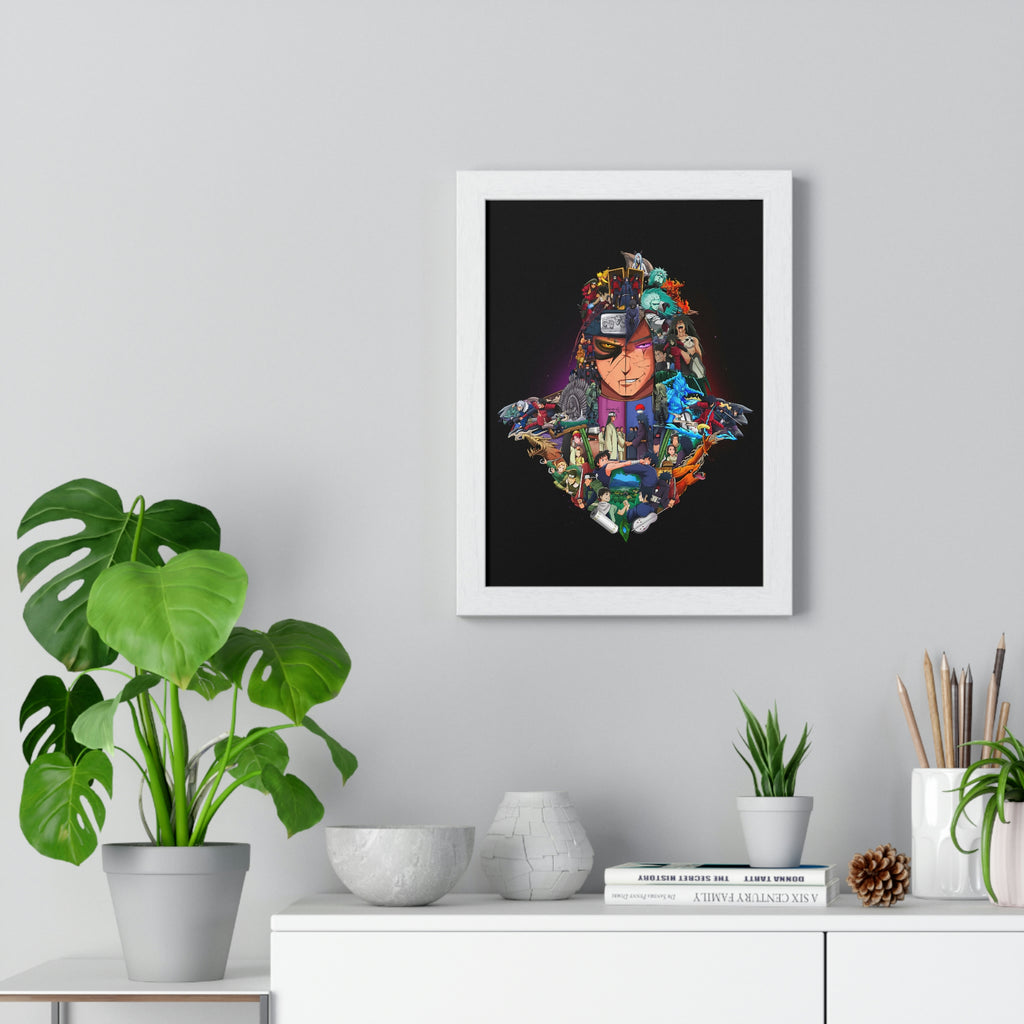 HASHIRAMA - MADARA COLOR FRAMED POSTER HASHIRAMA - MADARA COLOR FRAMED POSTER