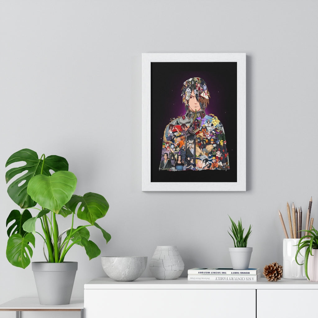 SASUKE COLOR FRAMED POSTER SASUKE COLOR FRAMED POSTER